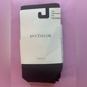 Ann Taylor Tights in Chocolate Brown